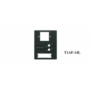Рамка Kramer T1AF-14L для TBUS-1 под 1 сетевую розетку| 4 модуля и прибор SI-1VGA или RC-3TB
