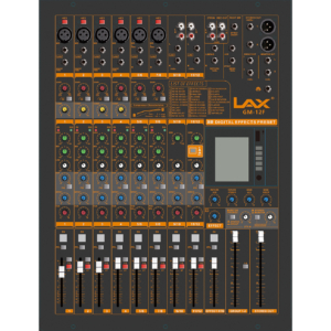 LAX GM-12F — 12-канальный аналоговый многофункциональный микшерный пульт