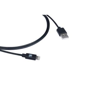 Кабель USB для синхронизации и зарядки устройств Apple Kramer C-UA/LTN/BK-6| цвет черный| 1,8 м