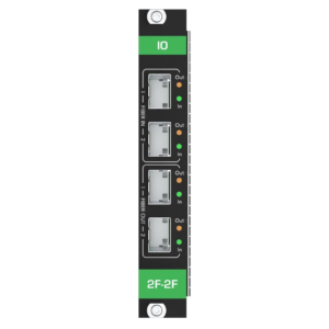 Модуль Kramer MC3-2F-2F с 2 оптическими входами и выходами для передачи сигнала HDMI и RS-232