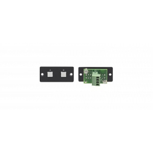 Модуль-вставка Kramer RC-20TB(B) с двумя кнопками| с выходом на сухие контакты| цвет черный