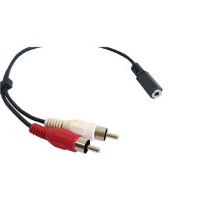 Аудиокабель Kramer C-A35F/2RAM-1 3,5 mm на 2 RCA (Розетка - Вилки)| 0,3 м