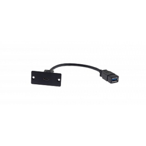 Модуль-переходник Kramer WU-CA(B) USB-розетка C-розетка A| цвет черный