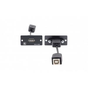 Модуль-переходник Kramer WU-AB(G) USB-розетка А-розетка В| цвет серый