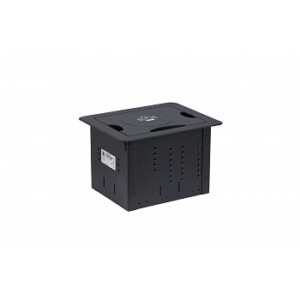 Корпус модуля Kramer TBUS-1-KWC(BC) для подключения кабелей TBUS-1-KWC с беспроводным зарядным устройством в крышке| цвет алюминий