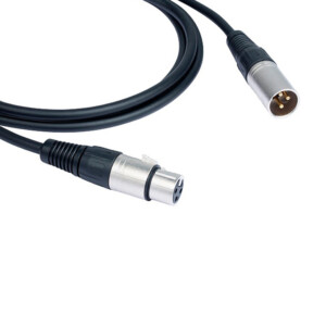 Аудиокабель с разъемами XLR Kramer C-XLQM/XLQF-150 (вилка – розетка)| 45,7 м
