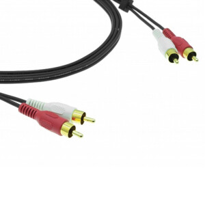 Кабель Kramer C-2RAM/2RAM-6 2 RCA на 2 RCA (Вилка - Вилка)| 1,8 м