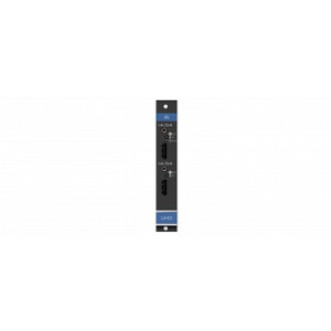 Модуль Kramer UHDA-IN2-F16 c 2 входами UHD HDMI и эмбедированием/деэмбедированием аналогового стерео аудио на 3,5-мм разъемах