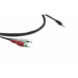 Кабель Kramer C-A35M/2RAM-10 3,5 mm Audio на 2 RCA (Вилка - Вилки)| 3 м