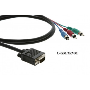 Кабель VGA Kramer C-GM/3RVM-3 (вилка) – 3 RCA (вилки)| 0,9 м